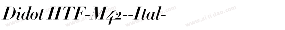 Didot HTF-M42--Ital字体转换